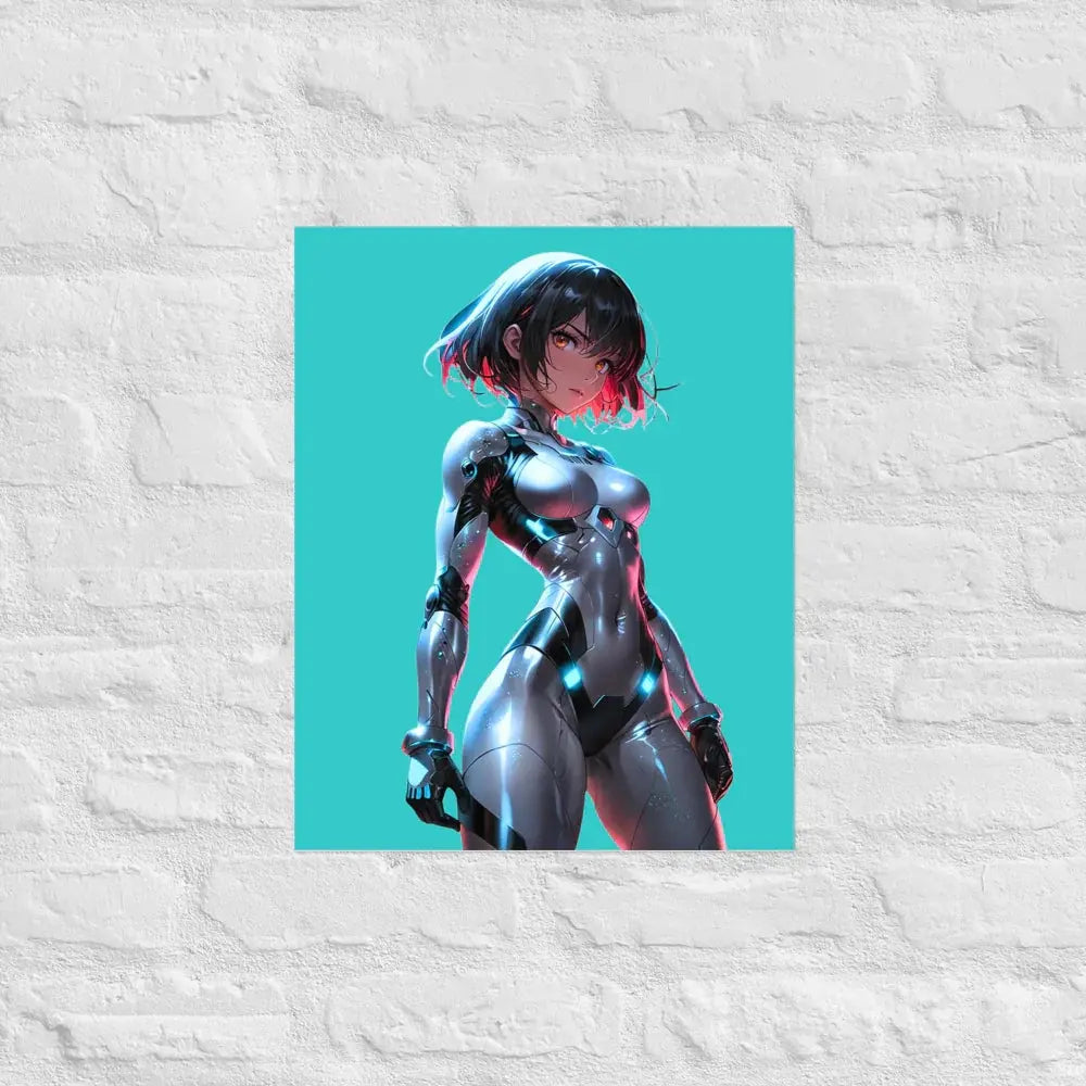 Female Cyberpunk Aesthetics Art Prints | M Digital Artz - M. Digital Artz