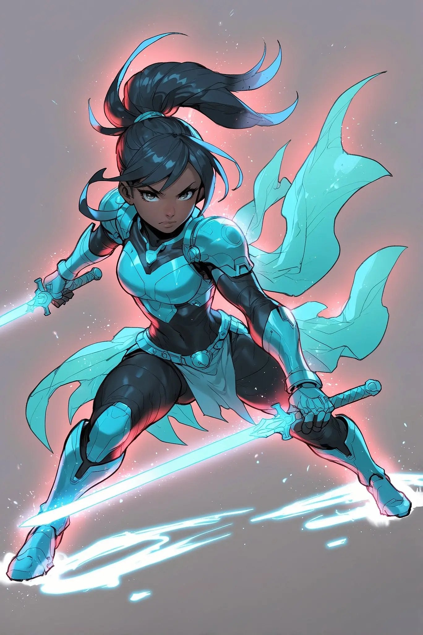 ARCLANCE — Vanguard Striker Living Symbiote Poster | Bio-Armor Anime Art Print M. Digital Artz